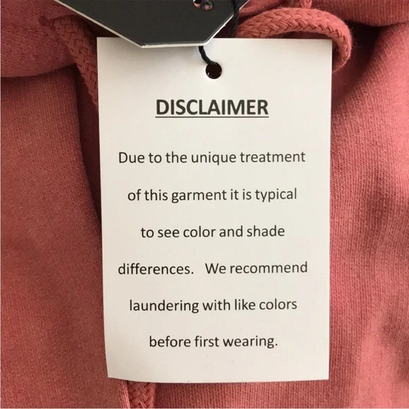 Coral/Rusty Color Hooded Tunic Dress - Picture 7 of 7